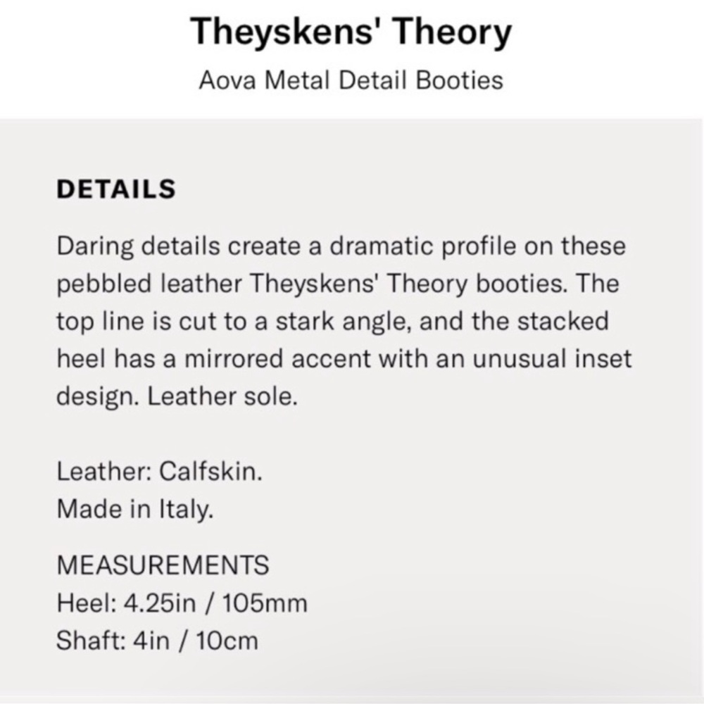 Theykens' Theory Black Leather Boots Women's - Picture 16 of 16
